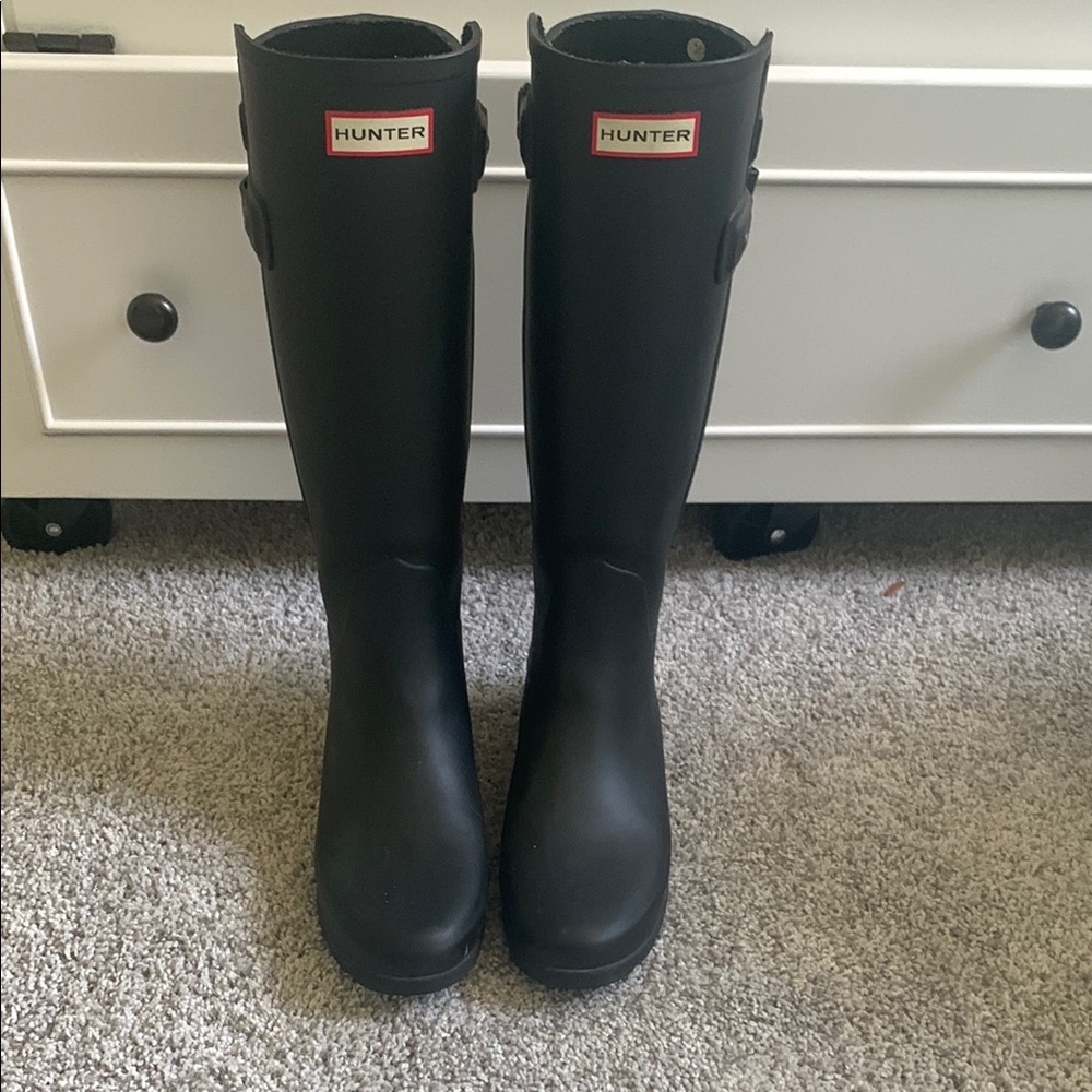 Hunter Black Rain Boots